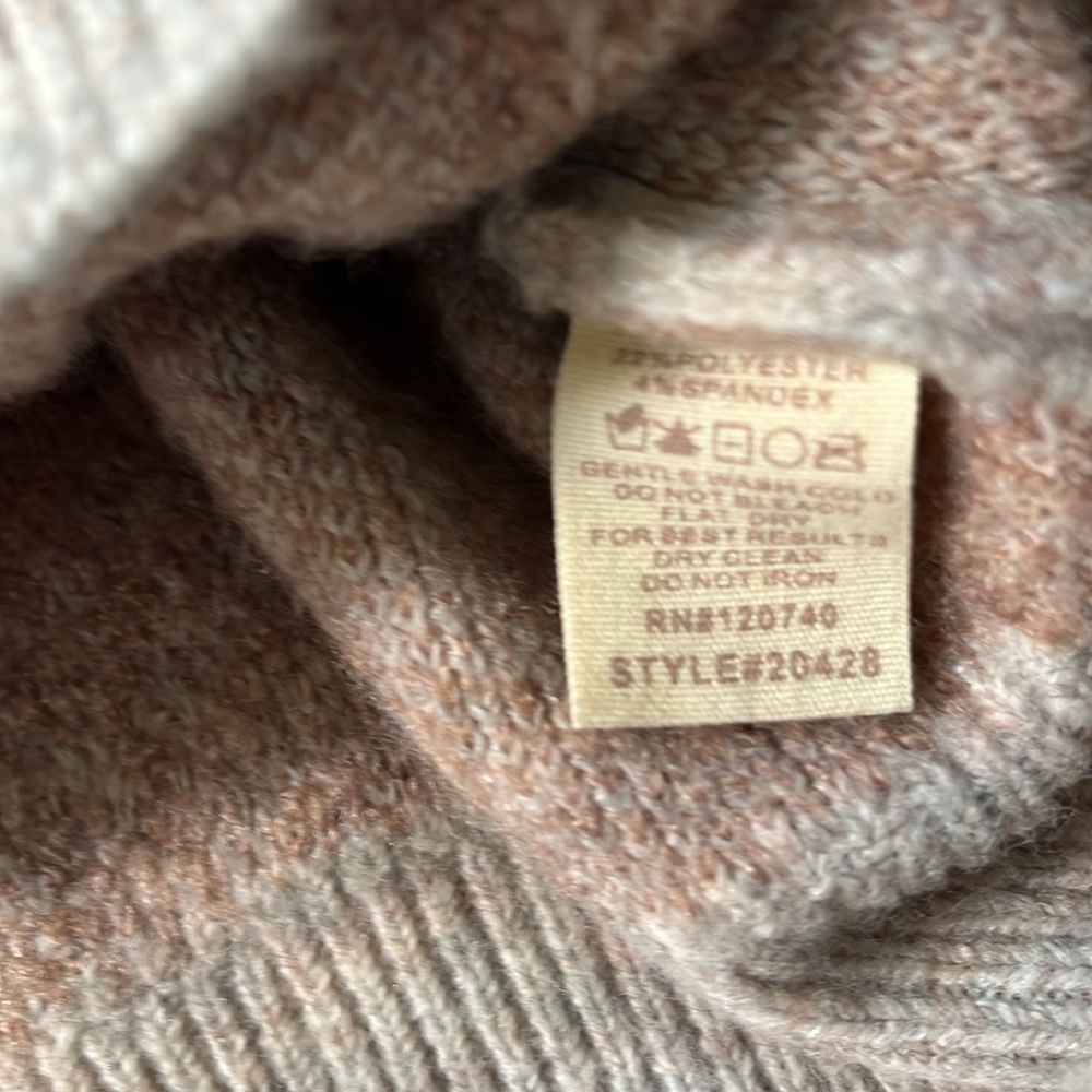 Mystree Soft Knit Sweater in Warm Taupe, Pink - Picture 8 of 10